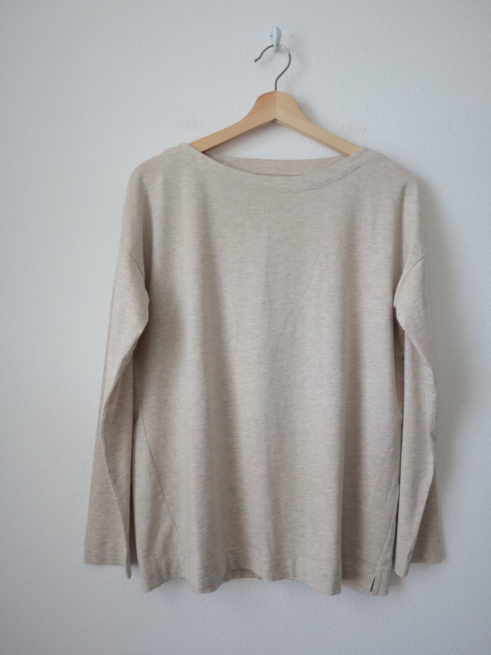J.Jill Luxe Supima Forward-Seam Tee | S
